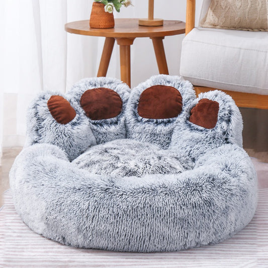 Paw Shaped Calming Dog Bed