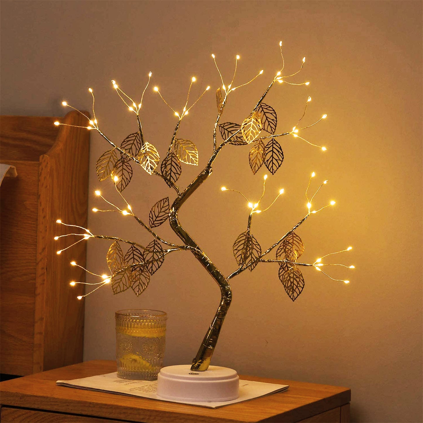 LED Tree Light Creative Touch Rice Grain Starry Room Christmas Decoration Atmosphere Small Table Lamp