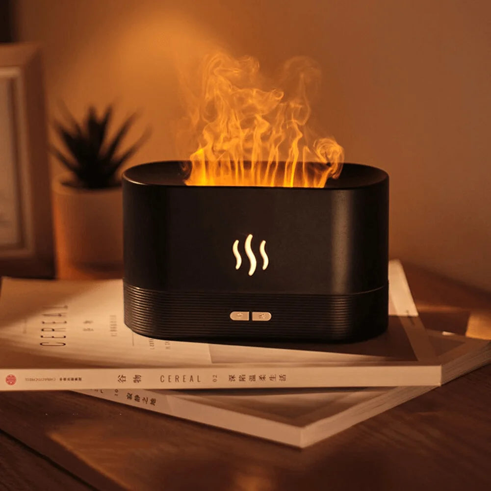 Luxurious Flame Humidifier & Diffuser